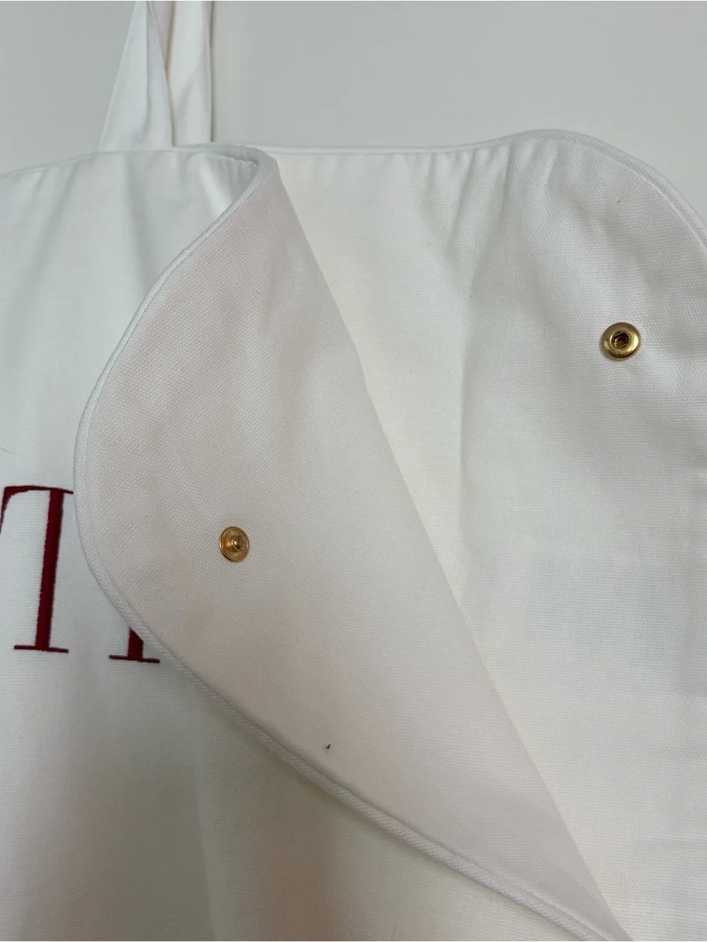 Valentino travel garment bag with embroidered logo